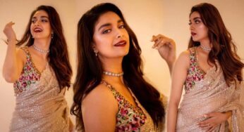 Keerthi Suresh : మెరిసే చీరలో అభిమానుల్ని మత్తెక్కిస్తున్న కీర్తి సురేష్, ఘాటైన అందాలతో కుర్రకారుకి గిలిగింతలు.
