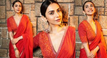 Rakul Preeth Singh : అందానికే అందం అనిపించేలా చీర కట్టులో రకుల్.