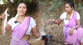 Sri Reddy : సొరచేప కూర వండిన శ్రీరెడ్డి, ఈ కూర తింటే మోగుడ్లు మన వెంట పడల్సిందే అని అంటుంది.