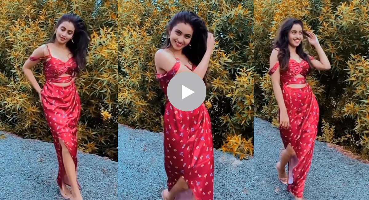 Deepika Pilli : ఒంపు సొంపులతో కుర్రాళ్ళ గుండెల్లో గుబులు పెట్టిస్తున్న దీపిక పిల్లి. అమ్మడి అందం అదరహో... Deepika pilli beautiful video gone viral