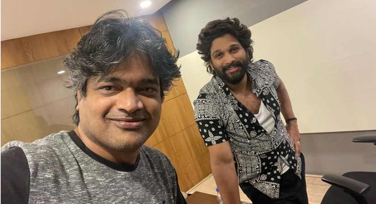 Allu Arjun : అల్లు అర్జున్ ని సరికొత్తగా చూపించ బోతున్న హరీష్ శంకర్.... Allu arjun add shooting on harish shankar direction