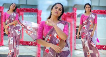 Anasuya : చీరలో సెగలు పుట్టిస్తున్న అనసూయ, ముద్దుగుమ్మ అందానికి కుర్రాళ్ళ మతులు పోతున్నాయి.