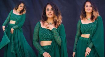 Anasuya : అదిరిపోయే అందంతో చుర కత్తుల లాంటి ఓర చూపులతో మత్తెక్కిస్తోన్న అనసూయ.