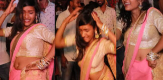 young girl dance on bonalu video viral