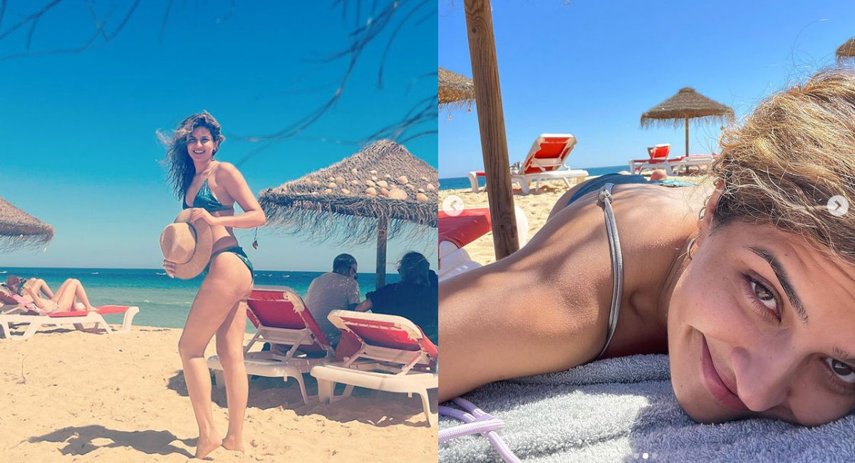 tollywood actress deeksha seth latest bikini photo viral