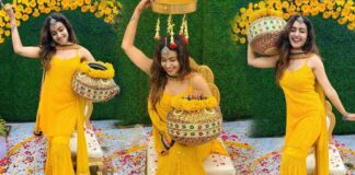 Deepika pilli on beautyful yellow dress makeing all stunning
