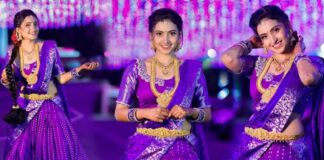 Deepika pilli  looking very beauiful in sari photo shoot