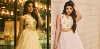 krithi setty looking beautiful in dress