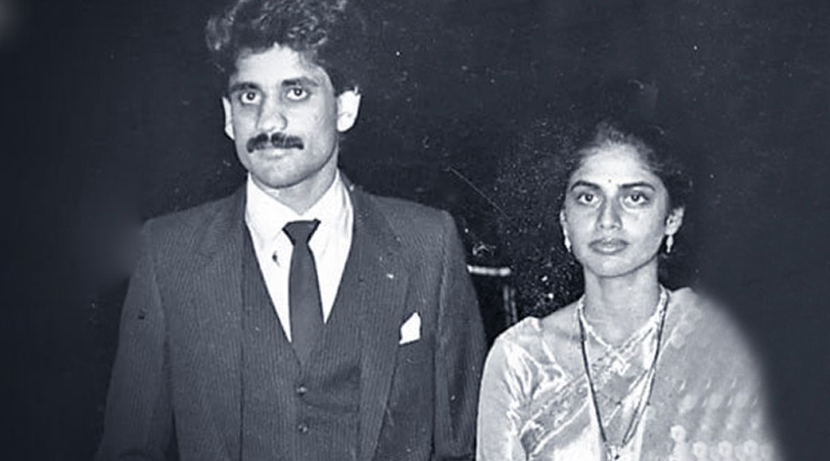 nagarjuna photo with his first wife lakshmi viral
