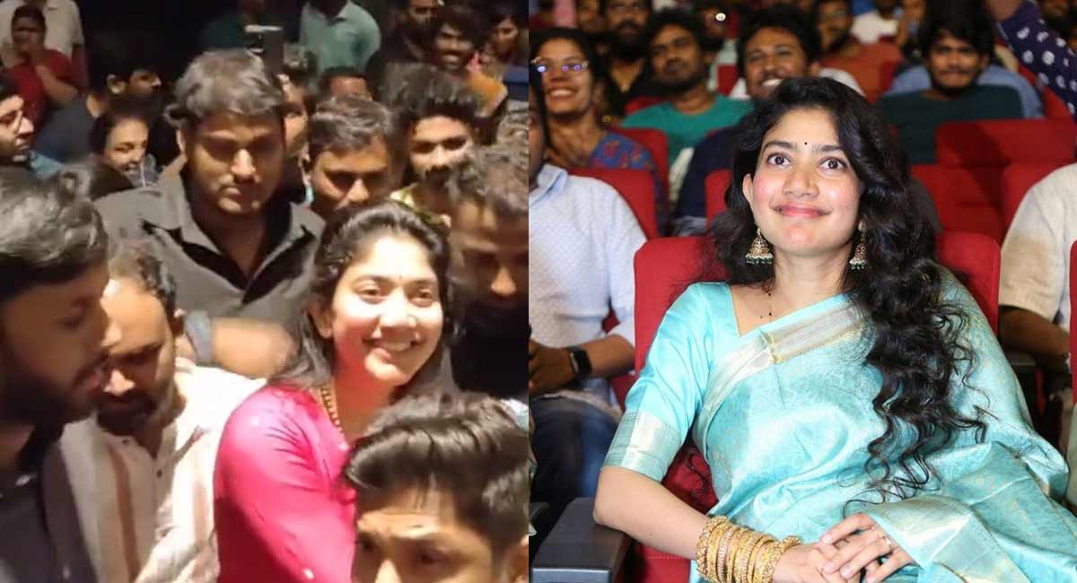 Sai Pallavi : ఫ్యాన్ ను ఆశ్చర్యపరిచిన సాయి పల్లవి. వారి సంతోషం అంతా ఇంతా కాదు... sai pallavi surprised her fans visited to theaters Chennai, Hyderabad