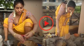 Sri Reddy : తెలంగాణ స్టైల్ లో శ్రీ రెడ్డి చేసిన బోటి కూర, బోటి కూర తో పాటు అందాల విందు..