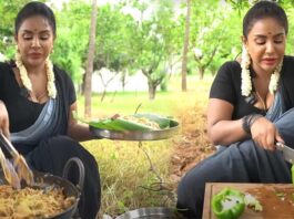 sri reddy noodles village style cooking video on youtube