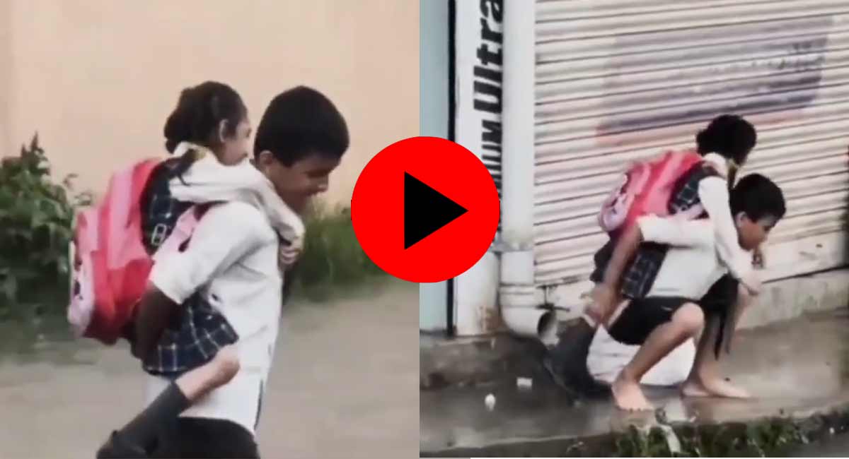 Viral Vedio : రాఖీ పండుగ ముందు అన్నా చెల్లెలి ప్రేమను ప్రతిబింబించే వైరల్ వీడియో brother and sister love viral video before raksha bandhan