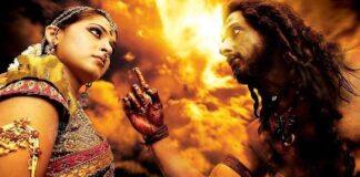 after watching arundhathi movie young man burn him self