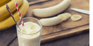 Are you eating banana milk together
