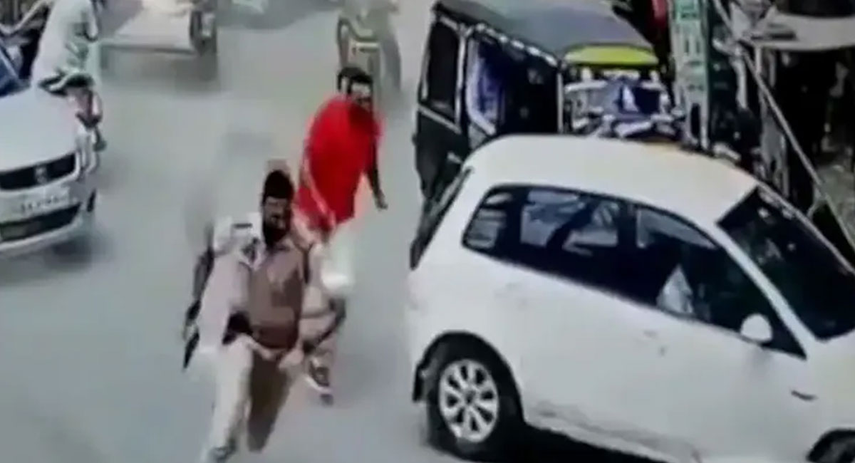 police chased thieves in punjab video viral