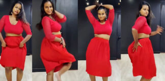 mass dance of young girl for oo antava mama song video viral