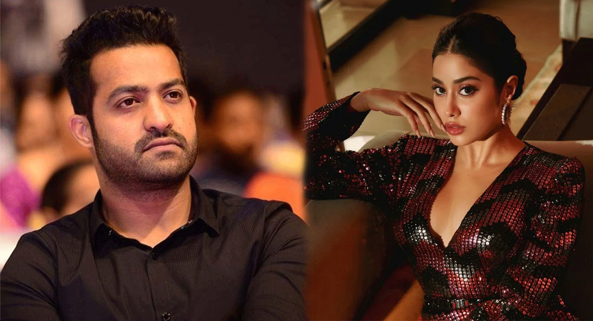 Jnavi kapoor got a chance in ntr 30 movie but asking over remunaration