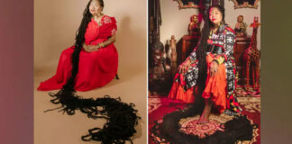 asha mandela created world guinness record with world longest dreadlocks