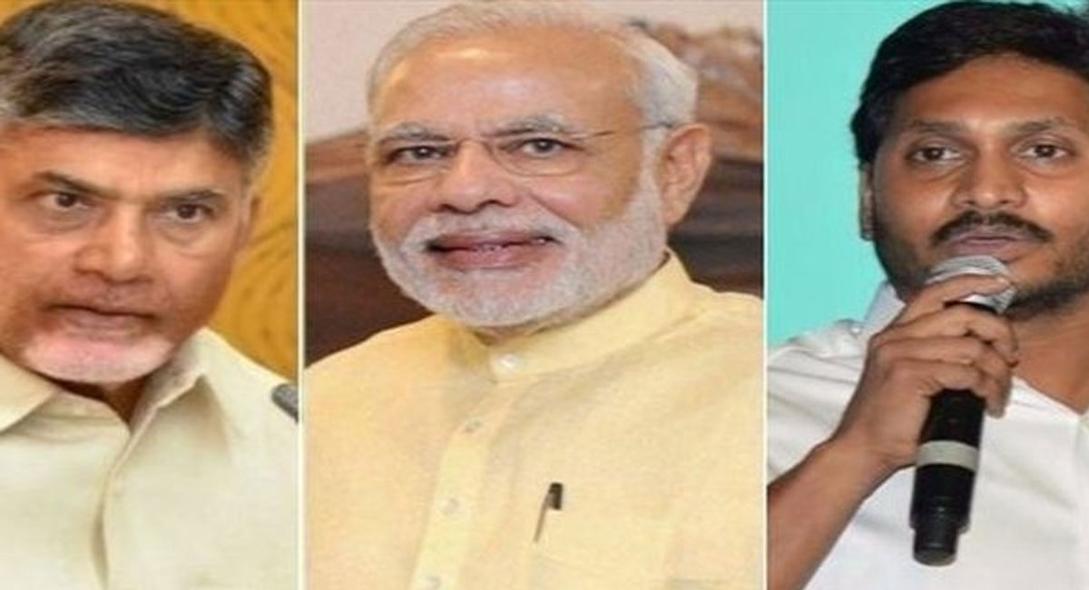 modi meeting with chandrababu and jagan