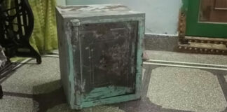 iron locker opened in vizianagaram rajam in ap
