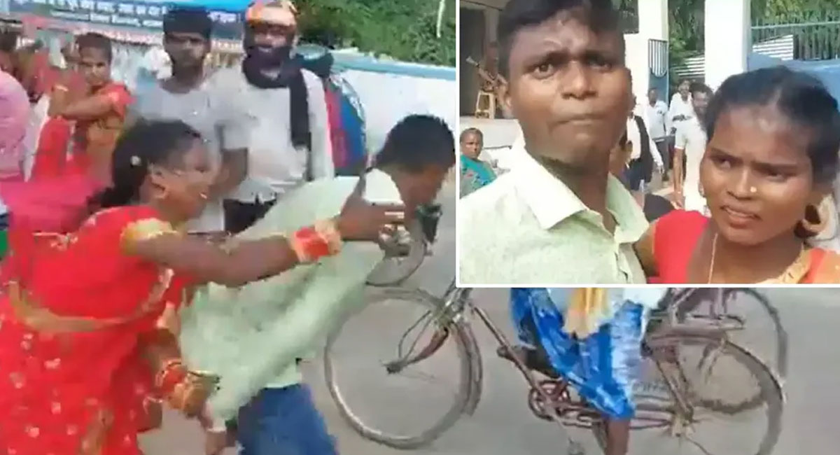 young girl runs after man to marry her in bihar video viral