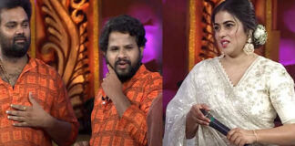hyper aadi and ram prasad comments on poorna in sridevi drama company
