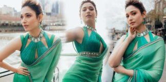 thamannah Melbourne sari photo shoot gone viral
