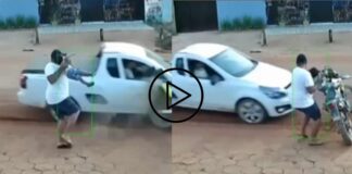 father rescued his son from car accident video gone viral