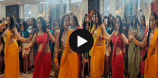 young women belly dance in function gone viral in social media