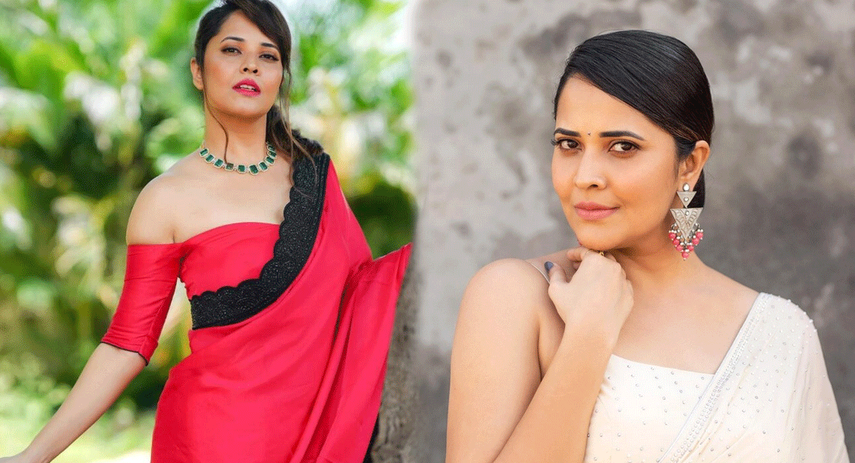 Anasuya : అనసూయ చుట్టూ ఇంత జరుగుతుందా... ఆమెను చూసి ఓర్వలేక... vijay deavarakonda fans targeted anasuya bhardwaj