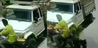 road accident in miyapur video viral