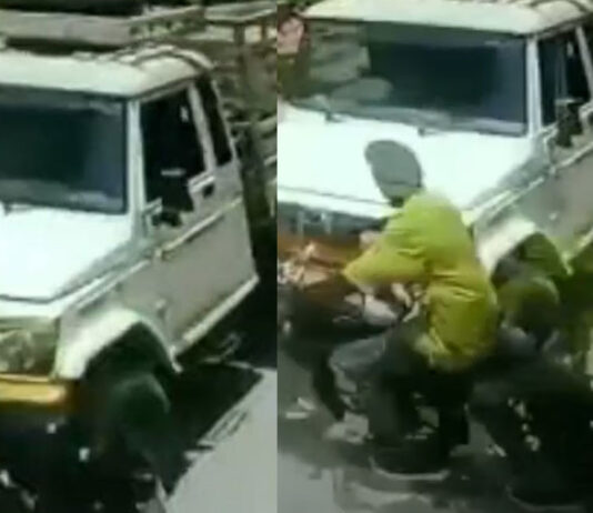 road accident in miyapur video viral