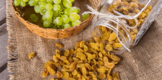 health benefits of dried grapes and help to grow your face beauty