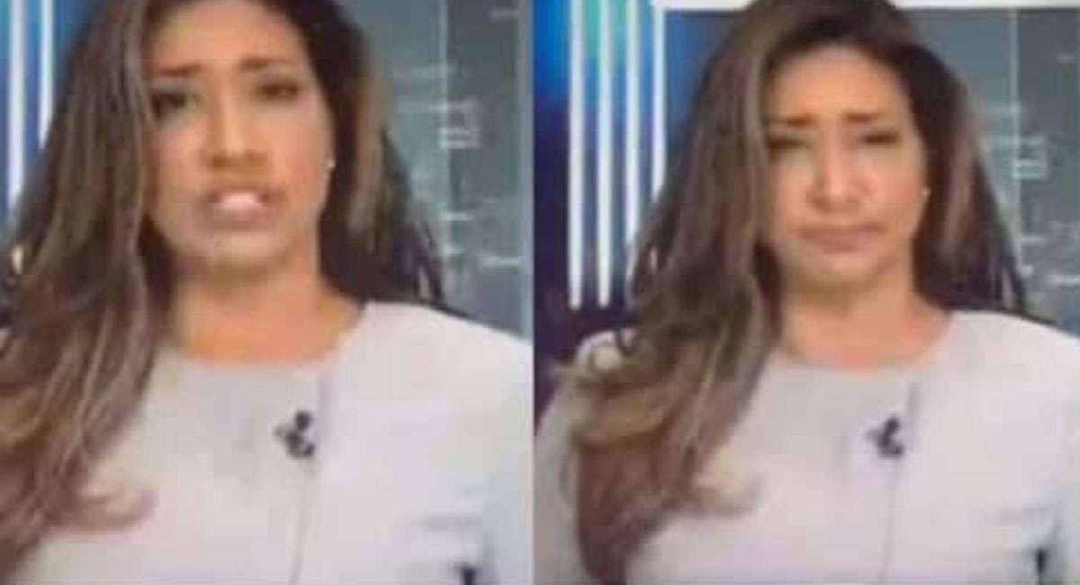 tv anchor swallows fly on tv live video viral