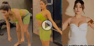 Janvi kapoor workouts on Jim for fitness gone viral