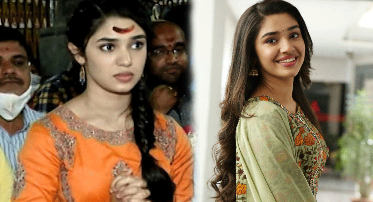 Krithi shetty : దేవుడా.. నా సినిమా హిట్ అవ్వాలి... అంటూ భారీ మొక్కు మొక్కిన కృతి శెట్టి... Krithi shetty praying the god for movie hit