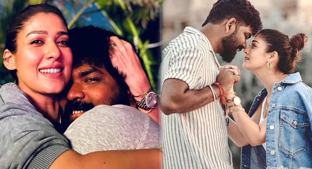Nayanathara-Vignesh shivan : ఓ మై గాడ్ పిల్లల కోసం ఇంత ప్రాక్టీసా... కొత్తజంట ఫోటోలు వైరల్... Nayanathara and vignesh shivan pics in foreign tour