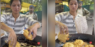 street vendor dips hand in hot oil video viral