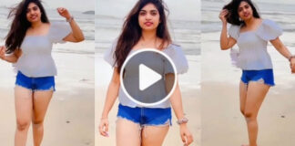 rithu chowdary latest video on beach goes viral