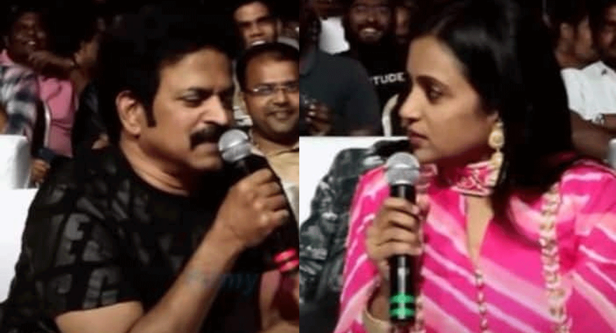 Suma : టు మచ్ చేస్తున్న సుమ... పబ్లిక్ లో ఆ మాటలు ఏంటి Anchor Suma conversation to brahmaji
