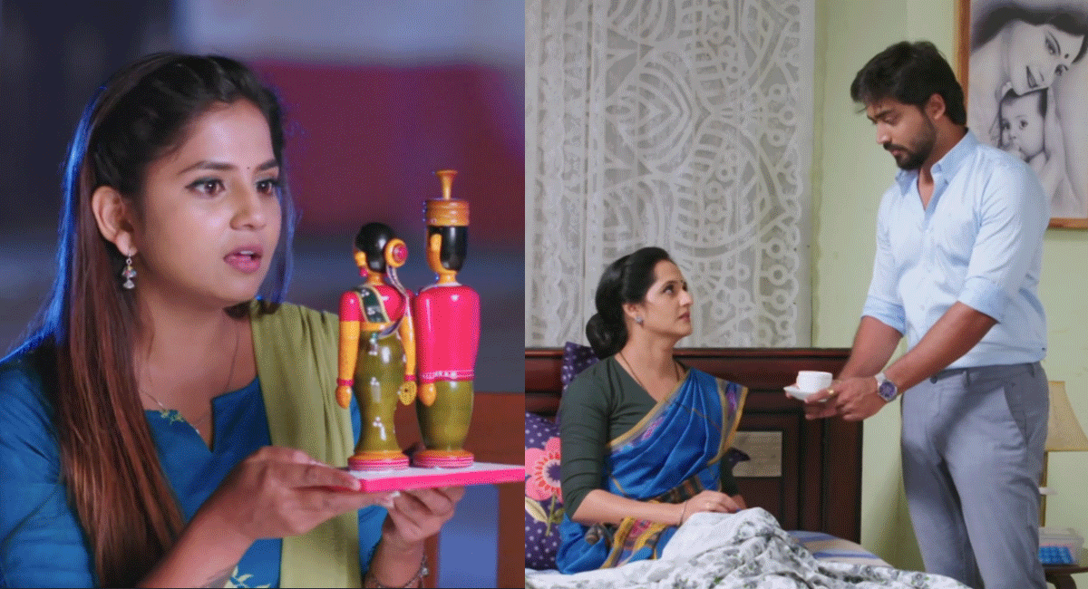Guppedantha Manasu 11 October 2022 Episode : జగతి తో ప్రేమగా మాట్లాడుతున్న రిషి... తన దగ్గర ఉన్న బొమ్మలకు రిషి, వసుధార అని పేర్లు పెట్టుకున్న వసు... Guppedantha Manasu 11 October 2022 Episode