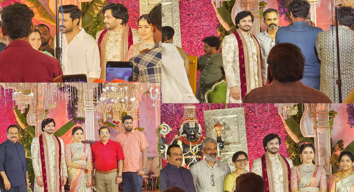 DVV Danayya : ఘనంగా నిర్మాత డివివి దానయ్య కొడుకు పెళ్లి .. పెళ్లికూతురు ఎవరో తెలుసా ..? producer dvv danayya son kalyan wedding photos