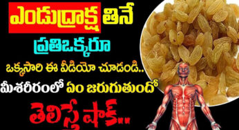 Dry Fruits : ఎండు ద్రాక్ష తింటున్నారా .. అయితే ఈ విషయాలు తప్పక తెలుసుకోండి…