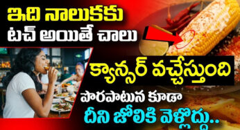 Cancer Causes : ఈ పదార్థం నాలుకకు తాకితే చాలు .. క్యాన్సర్ వచ్చినట్లే ..