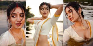 A Kerala maiden swimming on the banks of the river...is it possible to describe her beauty...